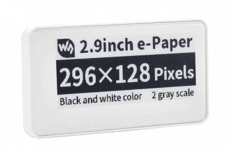 E-Paper 2,9'' 296 x 128 px - wyświetlacz zasilany przez NFC - Waveshare 17746