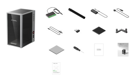 xTool F2 Ultra - wycinarka i grawerka laserowa MOPA 60 W + diodowa 40 W