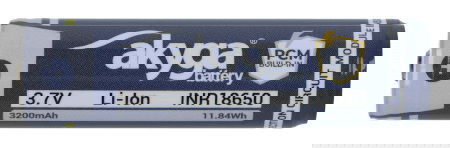 Ogniwo 18650 Li-Ion Akyga INR18650-32M-PCM 3,7 V / 3200 mAh z zabezpieczeniami