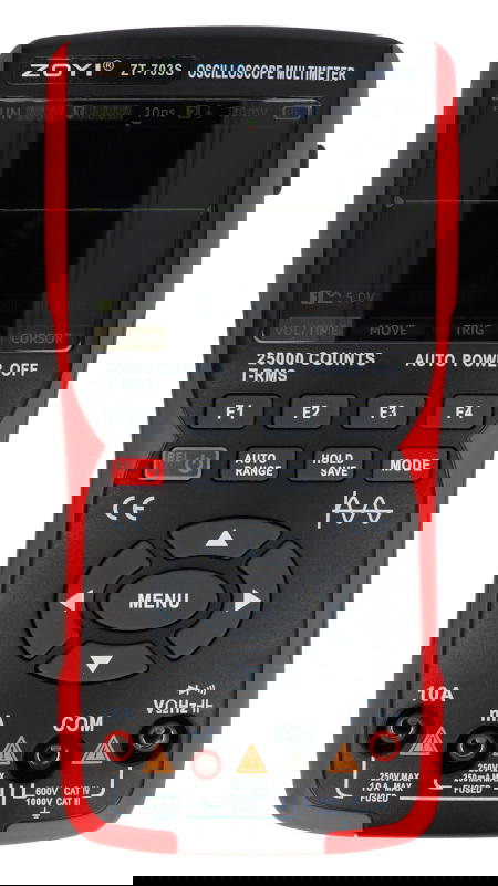 Miernik uniwersalny z oscyloskopem cyfrowym i generatorem 50MHz - ZOYI ZT-703S