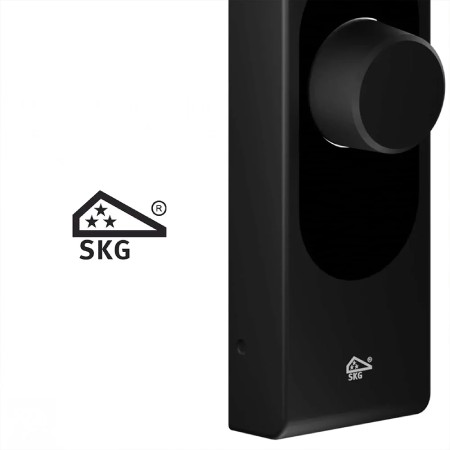 Shelly LOQED Smart Lock - inteligentny zamek do drzwi WiFi / Bluetooth - aplikacja Android / iOS - czarny