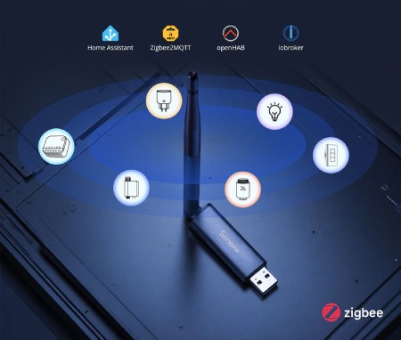 Sonoff Dongle Plus MG24 - bramka ZigBee / Thread - Home Assistant, openHAB, Zigbee2MQTT - interfejs USB