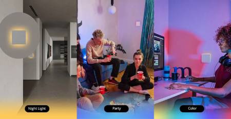 Sonoff TX T5 4C - inteligentny dotykowy przełącznik ścienny WiFi - 4-kanałowy - biały