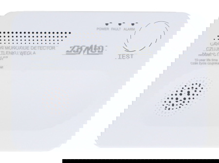 Czujnik tlenku węgla bateryjny - Zamel CTW-07