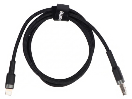 Przewód USB A - Lightning Baseus Cafule szaro-czarny - 1 m