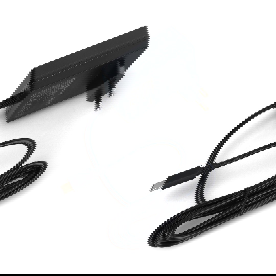 Zasilacz Qoltec Super Quick PD - USB C 27 W 5,1 V / 5 A do Raspberry Pi 5 - czarny