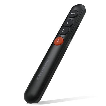 Wskaźnik laserowy - prezenter 4w1 - USB 3.0 - 2,4 GHz - 30 m - Qoltec 50631