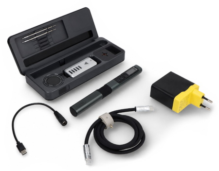 Inteligentna przenośna lutownica cyfrowa - USB typu C PD / QC - 100 W - FNIRSI HS-02B