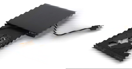 Zewnętrzny napęd - nagrywarka DVD-RW USB 3.0 do odczytu i zapisu CD / DVD - Qoltec 51857