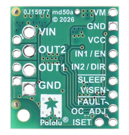 MPQ6612A - jednokanałowy sterownik silników 40 V / 4 A - Pololu 5285