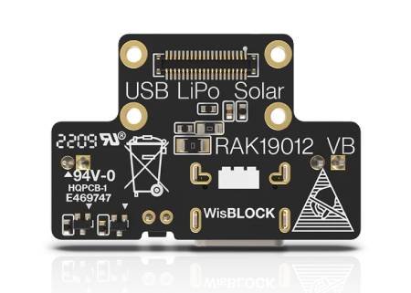 Moduł zasilający USB typu C z obsługą Li-Pol i panelu solarnego do WisBlock - RAK Wireless RAK19012