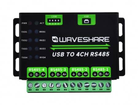 Konwerter USB - 4-kanałowy RS485 - CH344L - Waveshare 25219