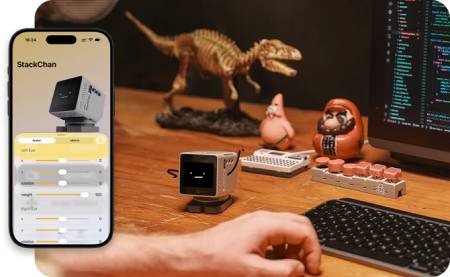 StackChan - interaktywny robot biurkowy AI open-source do nauki programowania i automatyki - M5Stack K151