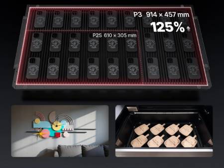 xTool P3 - wycinarka i grawerka laserowa CO2 80 W - Versatile Bundle