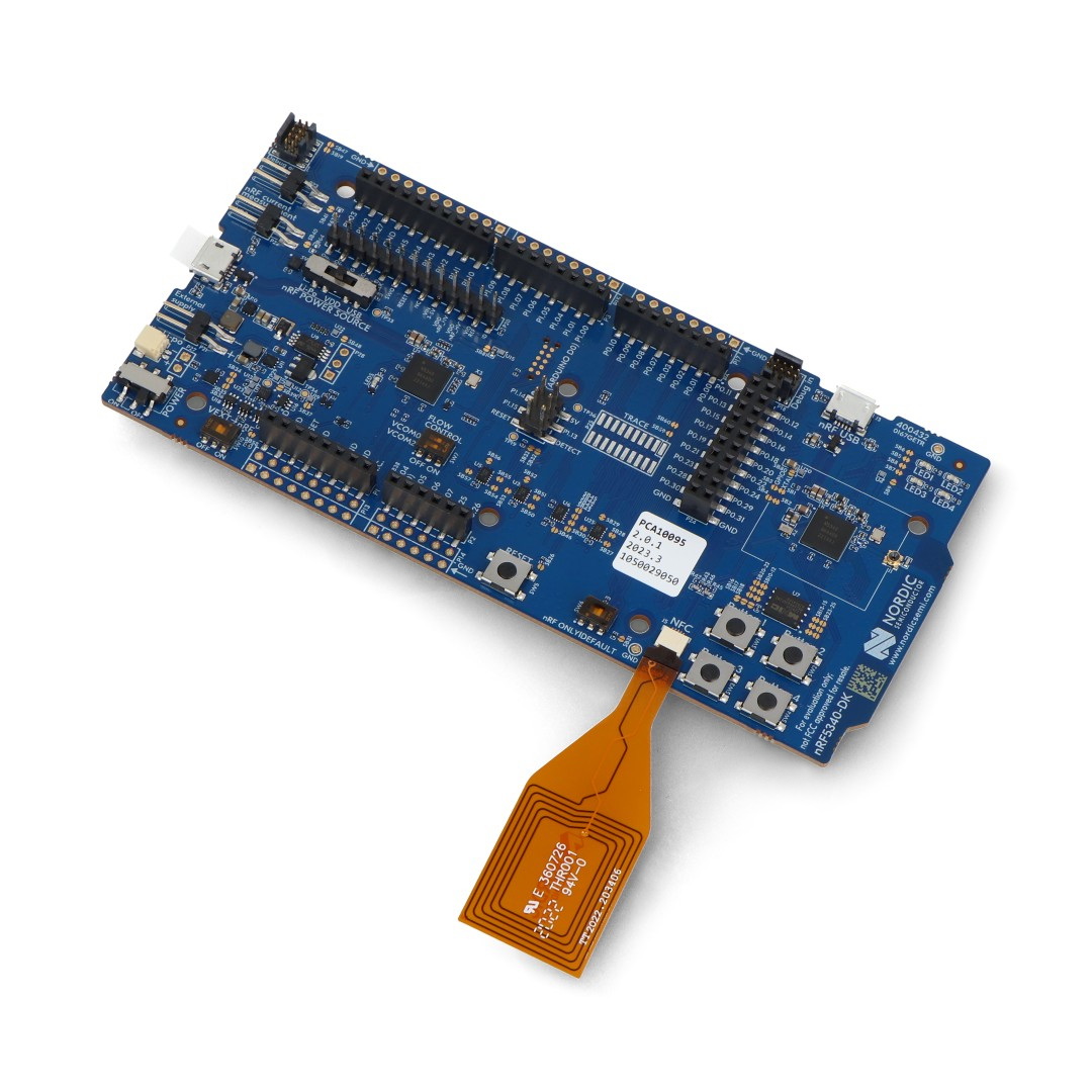 nRF5340-DK - zestaw deweloperski - Bluetooth / Thread / ZigBee / Matter / NFC - Nordic Semiconductor