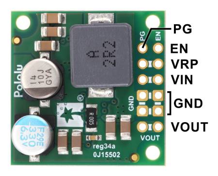 D42V55F12 - przetwornica step-down - 12 V 4,5 A - Pololu 5577