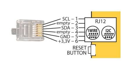 Tinycontrol AHT20 - czujnik temperatury i wilgotności - I2C