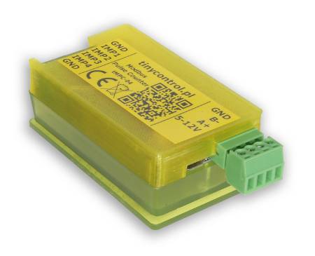 Tinycontrol tMPC-04 - 4-kanałowy licznik impulsów Modbus RTU