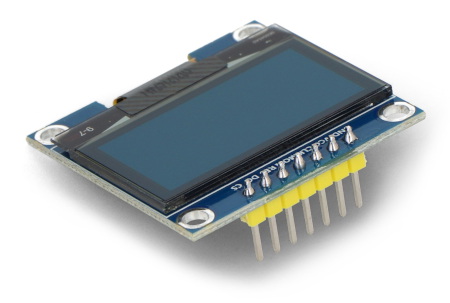 Wyświetlacz OLED 1,3'' 128 x 64 px SPI - SH1106 - biały