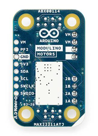 Arduino Modulino Motors - dwukanałowy sterownik silników 5 V - 24 V / 3,8 A - MAX2221 - Qwiic - ABX00114