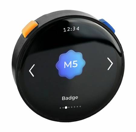 Stopwatch Dev Kit - ESP32-S3 - zestaw deweloperski - wyświetlacz AMOLED 1,75'' - M5Stack C152