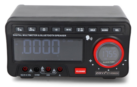Miernik uniwersalny True RMS z głośnikiem Bluetooth - ZOYI ZT-5566S