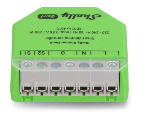 Shelly Dimmer Gen4 - inteligentny ściemniacz światła WiFi / Bluetooth / ZigBee / Matter