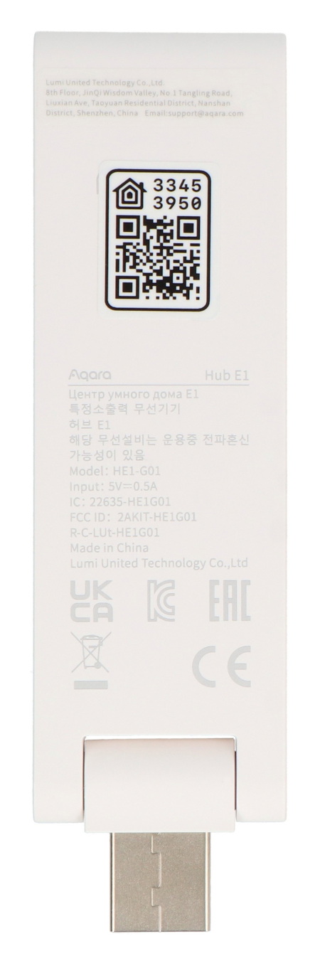 Aqara Hub E1 - bramka ZigBee/WiFi - interfejs USB