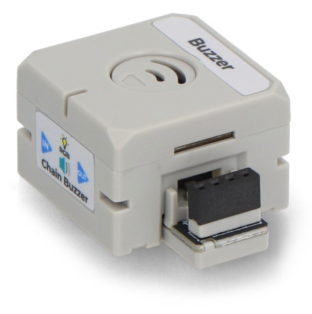 Chain Buzzer - moduł buzzera z diodą RGB - M5Stack U224