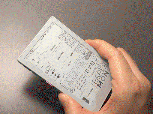 PaperMono - moduł deweloperski ESP32-S3 z ekranem e-paper 3,97'', LoRa i NFC - M5Stack C153