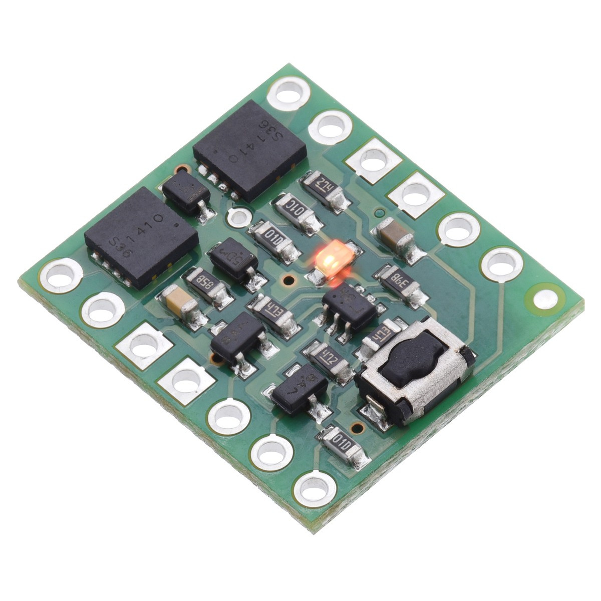 Mini przełącznik Push MOSFET LV 2,2-20V/6A - z ochroną przed prądem wstecznym - Pololu 2808