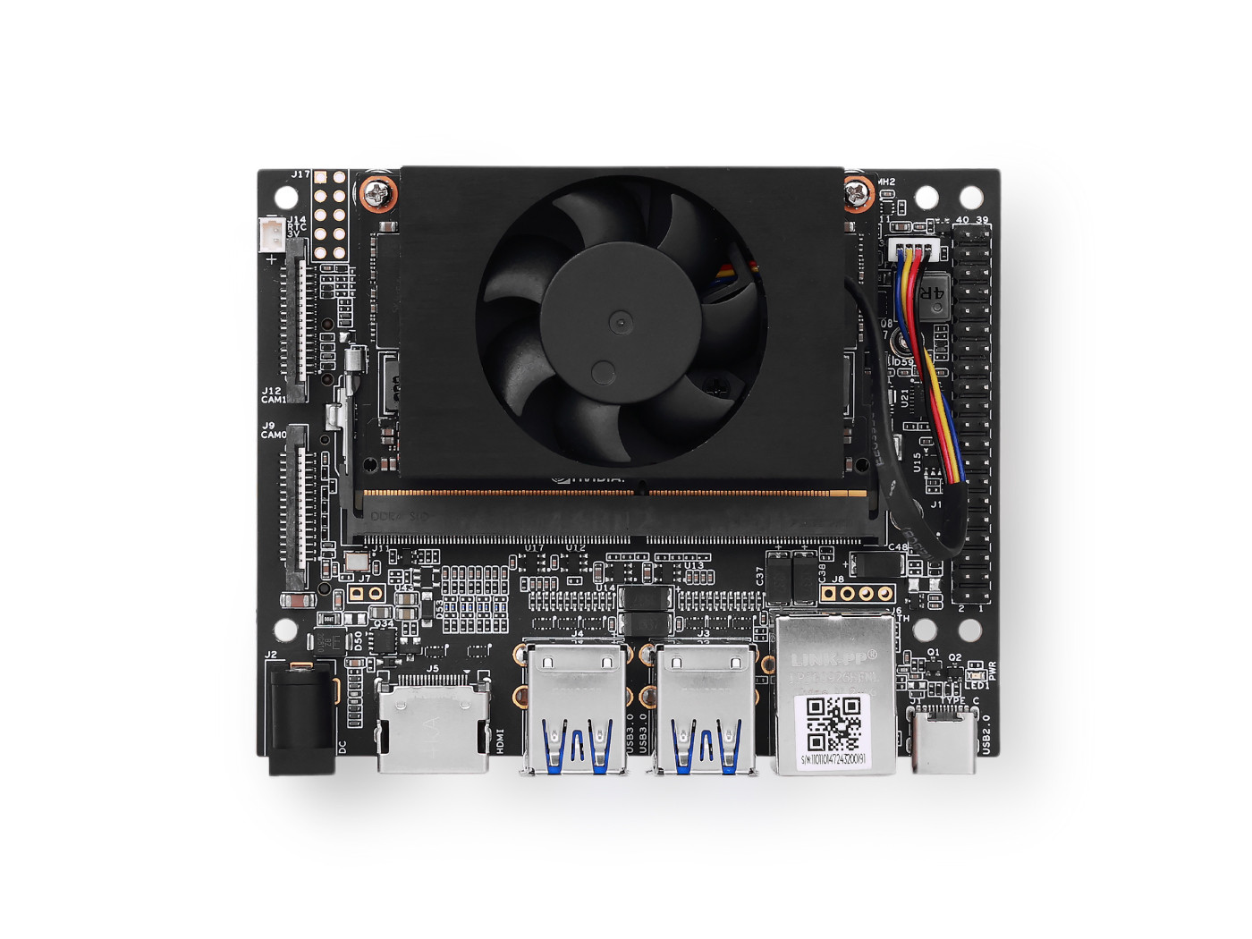 reComputer J401 Nano Bundle - Nvidia Jetson Orin Nano 8GB RAM + 256GB NVMe - bez obudowy - Seeedstudio 100088050